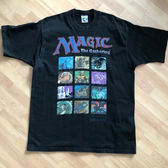 Liquid Blue Other - Vintage 1995 Liquid Blue Magic The Gathering T-Shirt Size XL